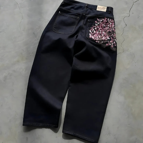 Flowers Jeans