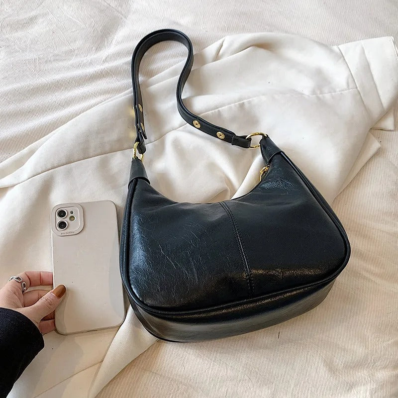 Midnight Buckle Bag