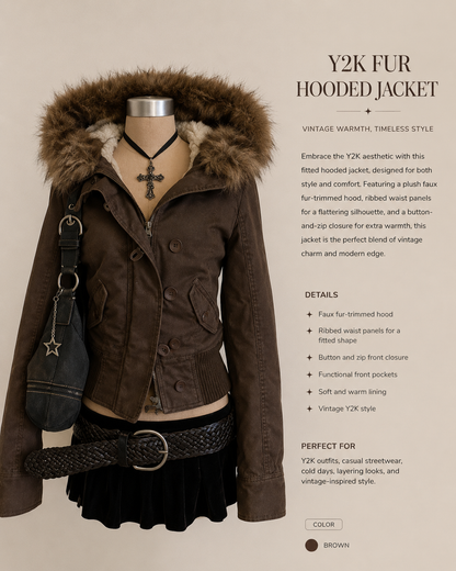 Fur Hooded Jacket