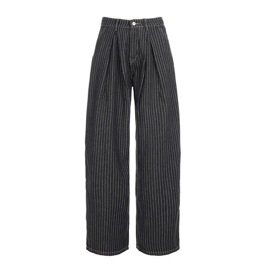 Pinstripe Baggy Pants